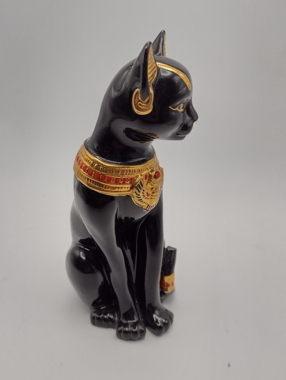 Lenox China Egyptian Cat Figurine 24k Gold Trim - Picture 4 of 6